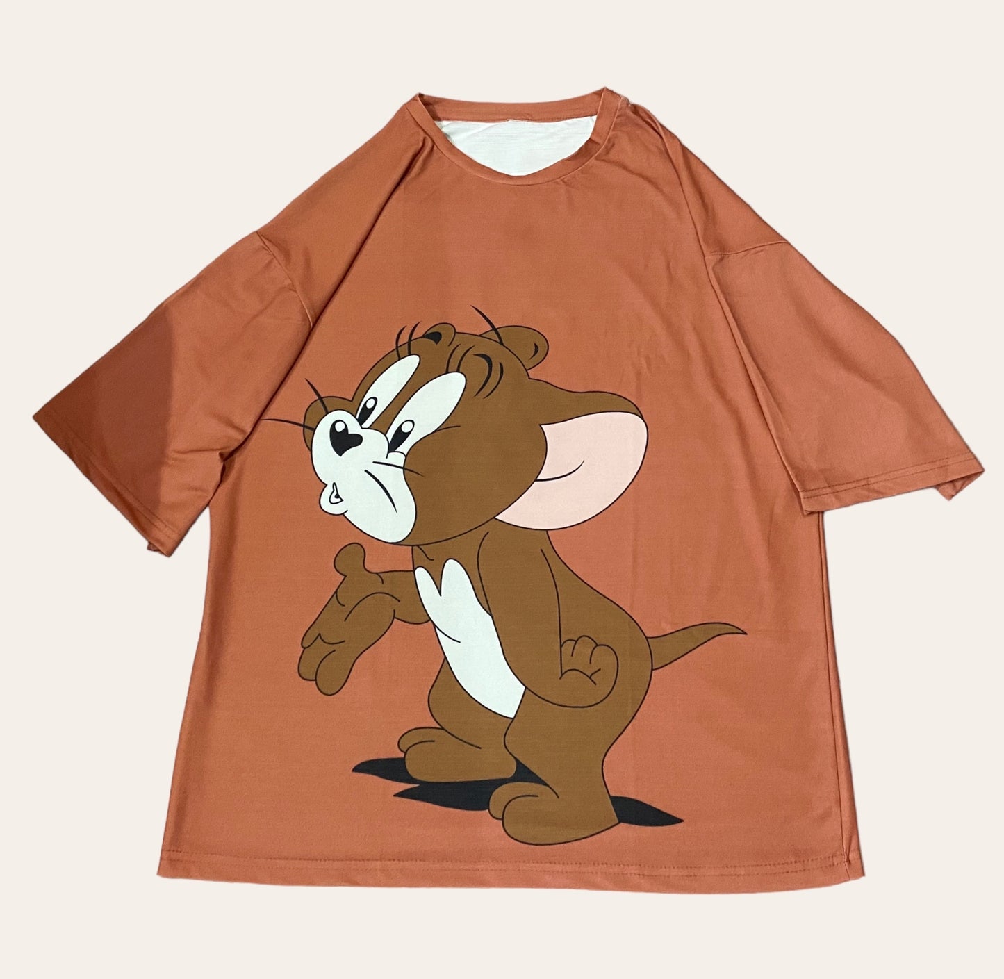‘Tom and jerry’ oversized tee