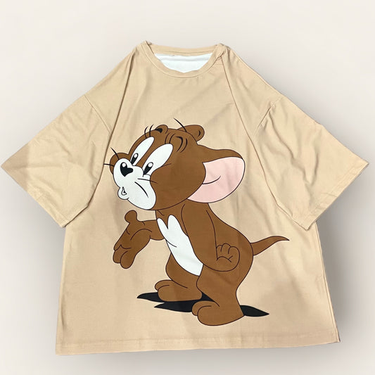 ‘Tom and jerry’ oversized tee